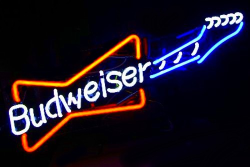 musique biere Bud guitar beer music