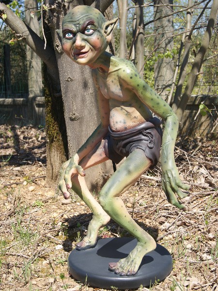 statue Gollum seigneur des anneaux