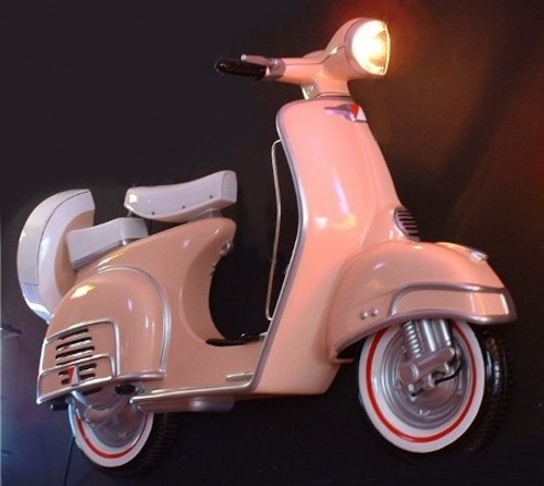 vespa scoot decoration murale grande taille