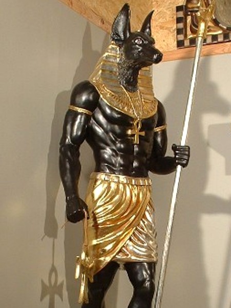 Anubis sur socle : Statues ÉGYPTE ANTIQUITÉ