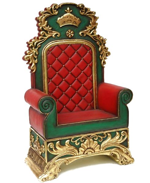 fauteuil père noel taille réelle
