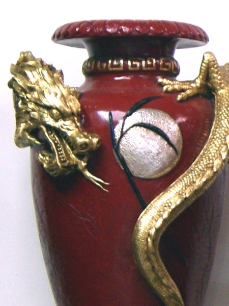 Dragon Chine Vase grande taille