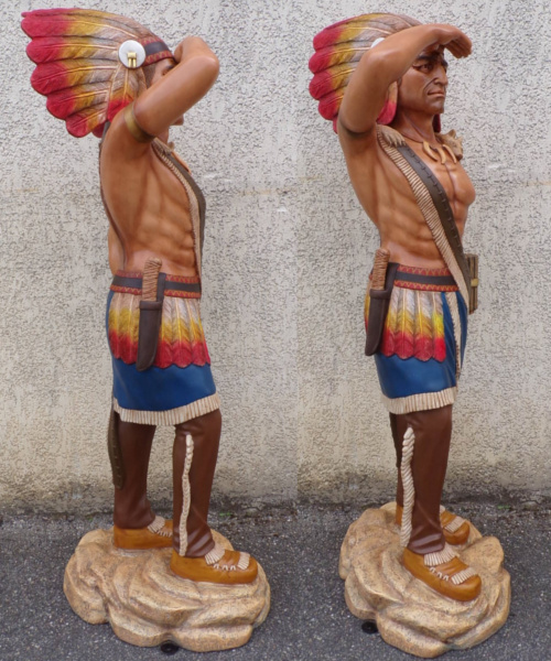 statue indien taille humaine décor soirée à thème