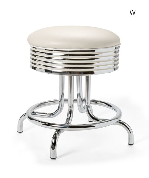 petit tabouret aménagement décors sièges restaurant Diner fifties