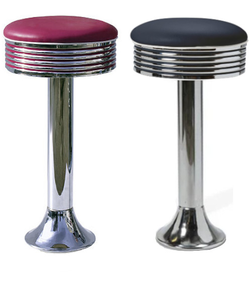 Aménagement bar restaurant Diner Américain Tabouret hauteur 77cm