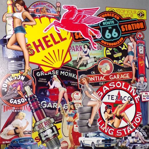 Plaques Theme Garage Plaques Usa Fifties Plaques Theme Garage Plaques Usa Fifties