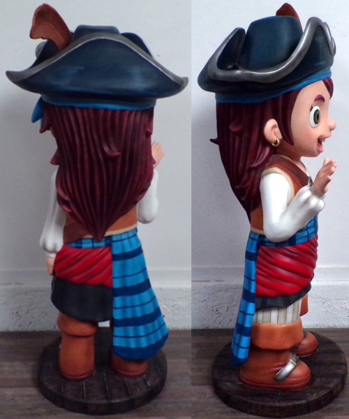 petite fille pirate : Statues PIRATES